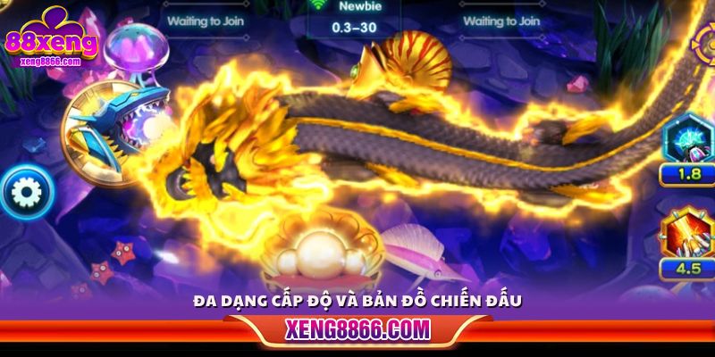 Nhiều màn chơi và bản đồ phong phú 