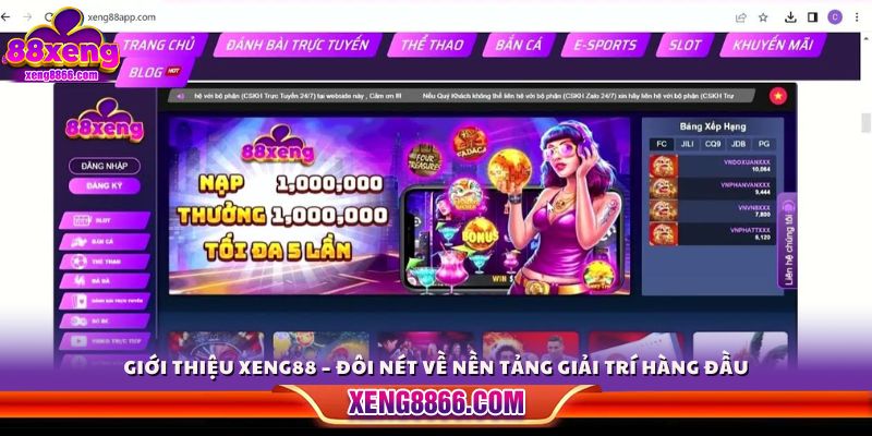 Giới thiệu Xeng88 – Điểm đến giải trí trực tuyến uy tín hàng đầu