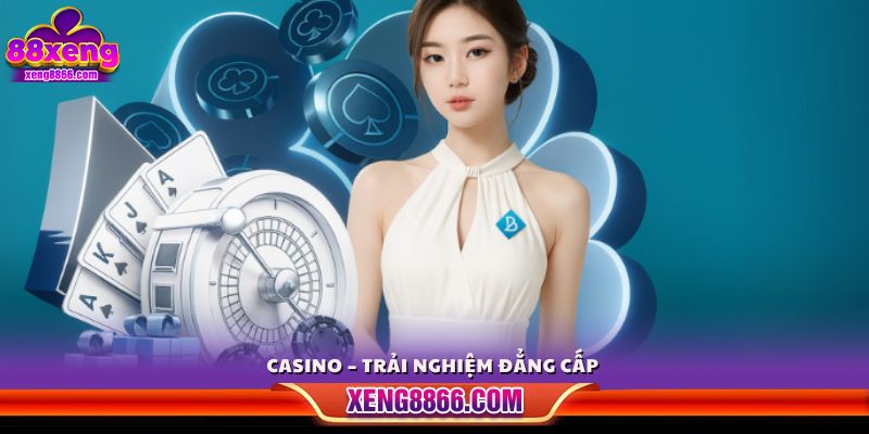 Sảnh Casino Xeng 88 giải trí sang trọng