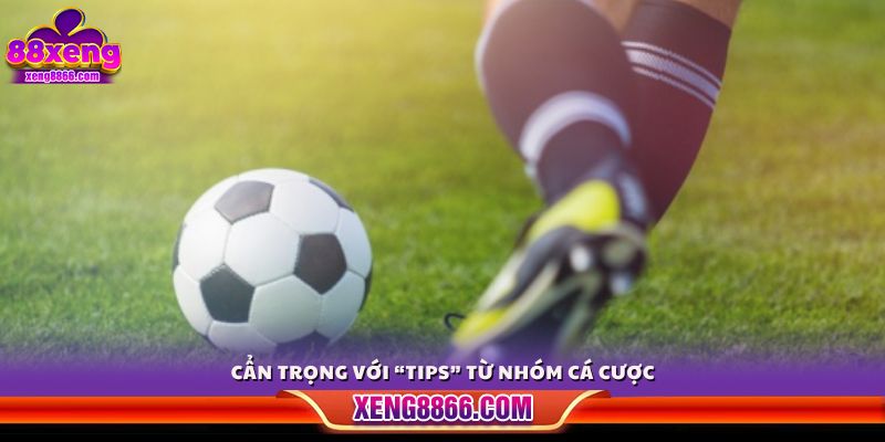 Không nên quá tin vào các nhóm chia sẻ tips kèo