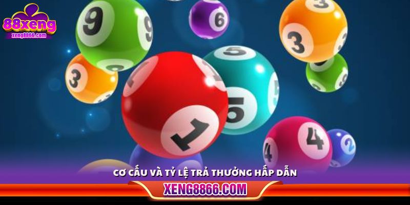 Cơ cấu giải thưởng đa dạng với tỷ lệ trả thưởng cao 